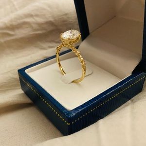 Moissanite ring